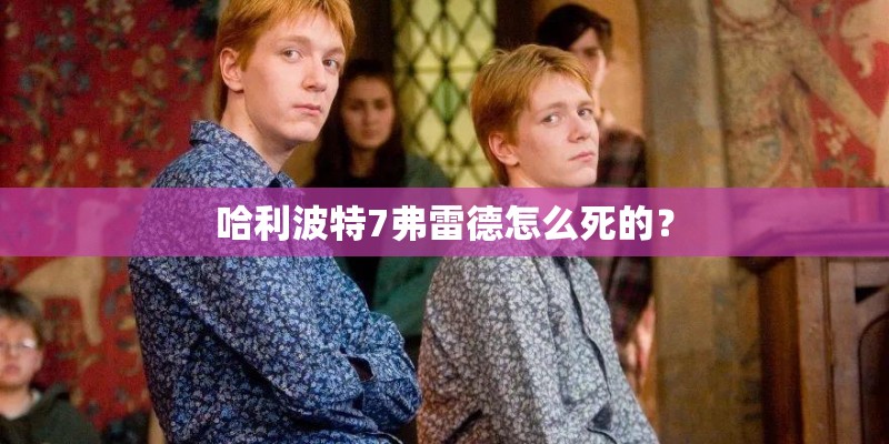 哈利波特7弗雷德怎么死的？
