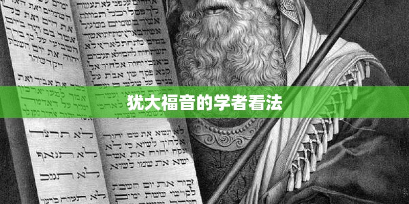 犹大福音的学者看法 犹大福音的学者看法
