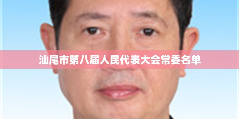 汕尾市第八届人民代表大会常委名单 汕尾市第八届人民代表大会常委名单