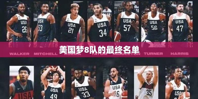 美国梦8队的最终名单