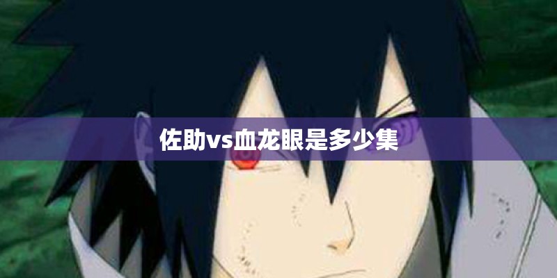 佐助vs血龙眼是多少集 佐助vs血龙眼是多少集