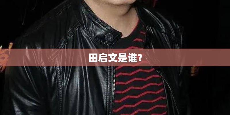 田启文是谁？