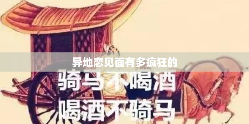 异地恋见面有多疯狂的